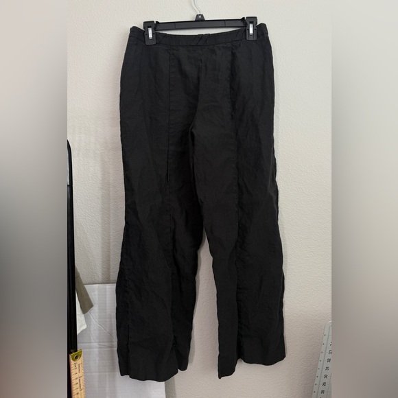 Georgio Armani Black 100% Linen Pants - Picture 7 of 10